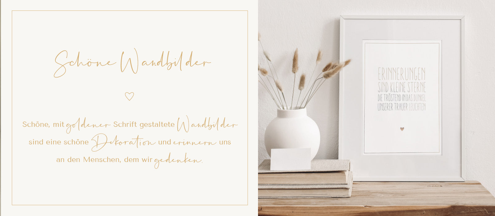 Lovely Boxes Trostbox Trauergeschenk Poster und Wandbilder